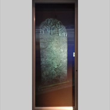 Interactive exhibit item. Stele of Kul-Tigin