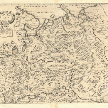 Карта Великой России или Московии