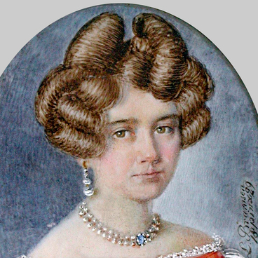 Portrait of Pyotr Tchaikovsky's mother