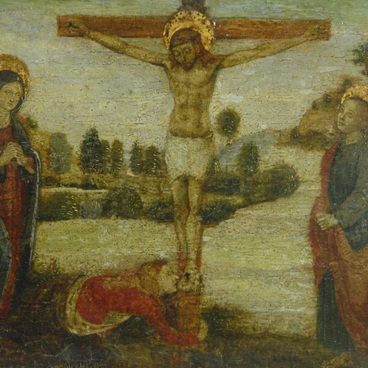 The Crucifixion with the Forthcoming and Saint F