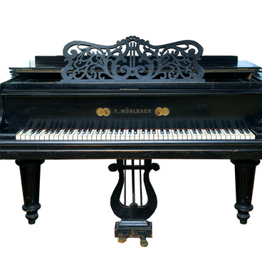 Baby grand piano