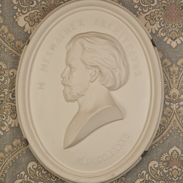 Bas-relief portrait of Maximilian Messmacher