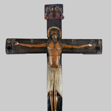 Wayside Crucifix with Bystanders 