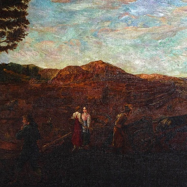 Copy of the painting Vysokogorsky Mine