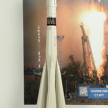 Model of the Vostok launch vehicle