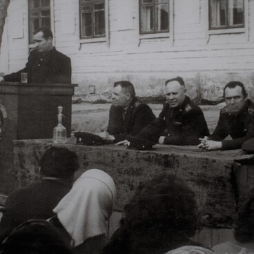 Шукшин В.М. на встрече с воспитанниками БВТК