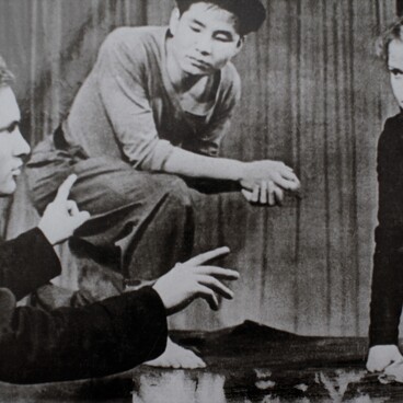 Шукшин с однокурсниками Ким Эн Соль и Ирмой Рауш