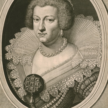 Портрет французской королевы Анны Австрийской
