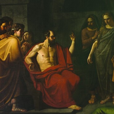Сократ с учениками