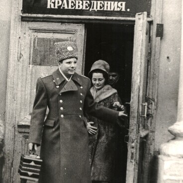Юрий Гагарин в Саратовском музее краеведения
