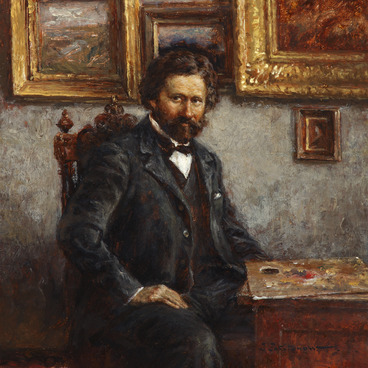 Портрет художника И.Е. Репина