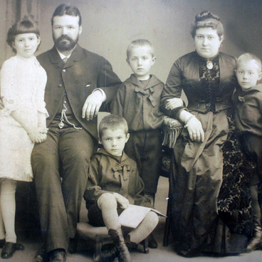 Иван Дмитриевич Сытин с семьей