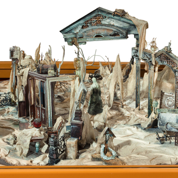 Scale model of “Oblomov’s Dream” scenery