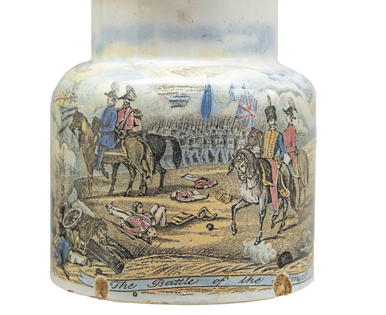 Jar depicting the Battle of the Alma River