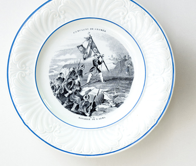 Plate “The Battle of Alma”