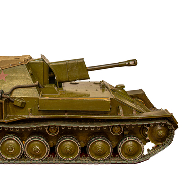 Model of self-propelled gun SU-76