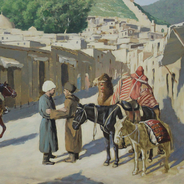 Derbent. 18th Century. Morning of the Bazaar