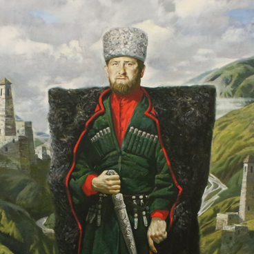 Portrait of Ramzan Kadyrov