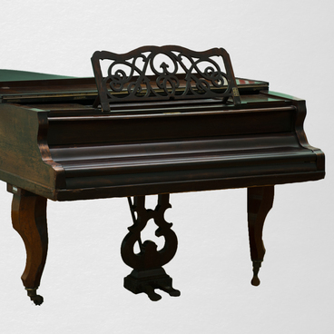 Parlor grand piano