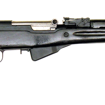 Cutaway model of SKS-45 self-loading carbine