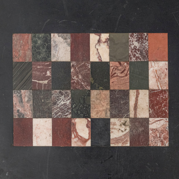 Tabletop with stone samples