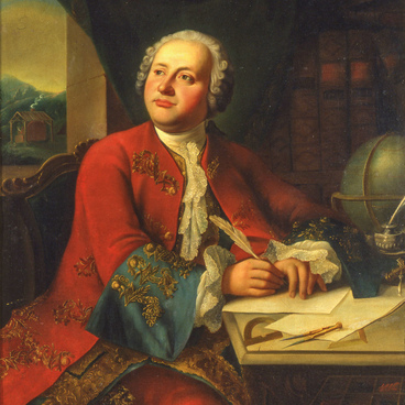 Portrait of Mikhail Lomonosov