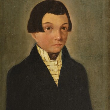 Portrait of T. I. Suzdaltsev in his adolescence