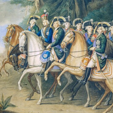 Emperor Paul I with his Entourage