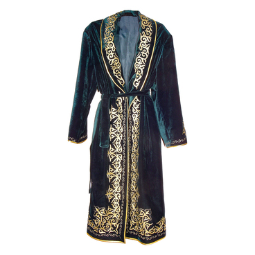 Kazakh men's festive dressing gown