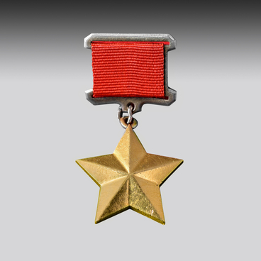 Gold star medal