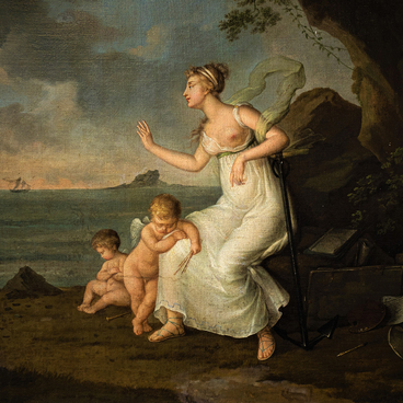 Woman with Cupids