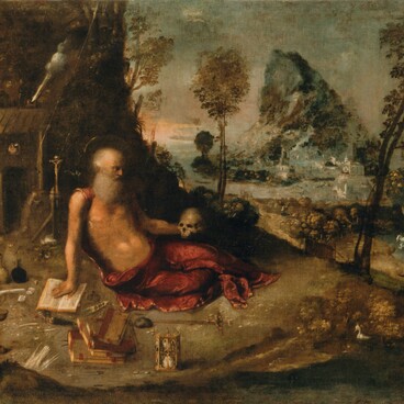 The painting "Saint Jerome"