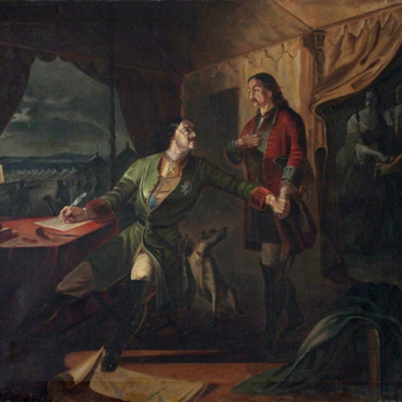 Peter I and Menshikov