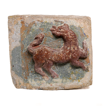 Stone block with bas-relief “Unicorn”