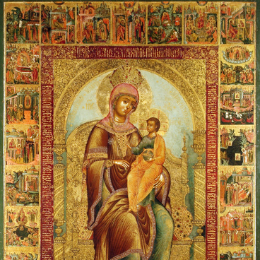 The Virgin Mary and the Child Enthroned