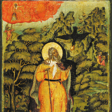 Prophet Elijah in the Desert