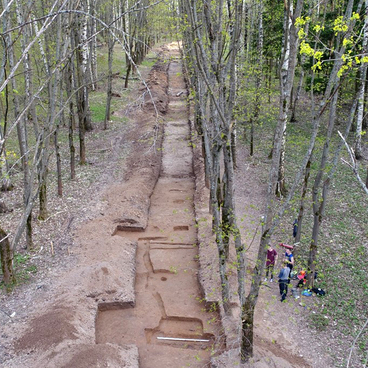 Kurgan burial ground