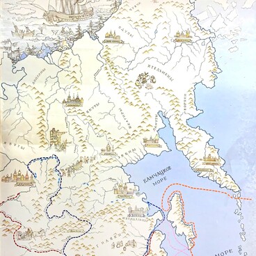 Карта Российской империи 1745 года