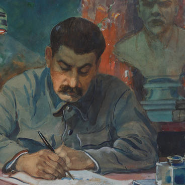 Сталин И.В. в рабочем кабинете