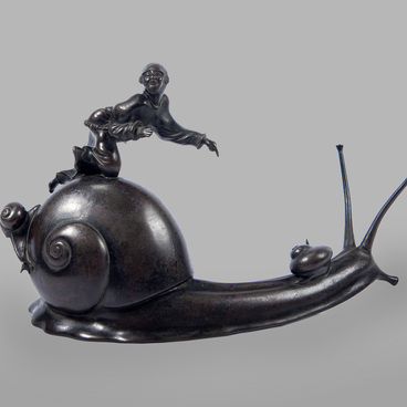 Bronze figurine “Snail”