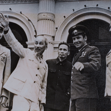 Gherman Titov visiting Ho Chi Minh