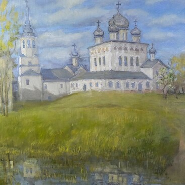 Spring. Derevyanitsky Monastery