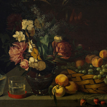 Still life. Flowers and Fruits