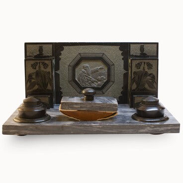 Inkstand inspired by Pavel Bazhov tales