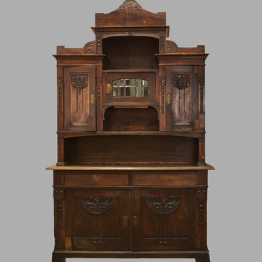 Two-tiered cabinet