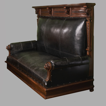 Memorial sofa of the writer F.V. Gladkov