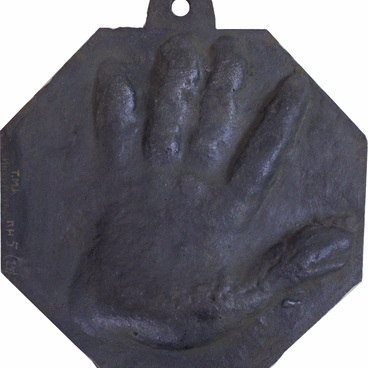 An impression of the hand of Peter I