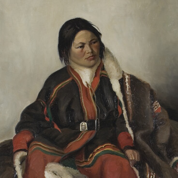 Portrait of a Young Nenets Woman