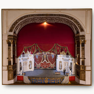 Model of the set for “The Masquerade”