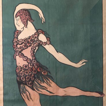 Poster depicting Vaslav Nijinsky